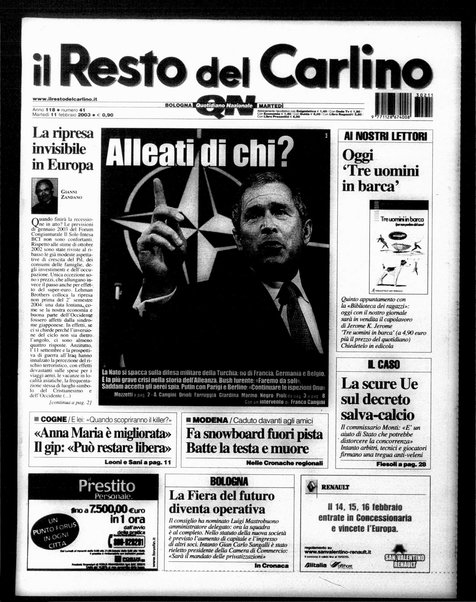 Il Resto del Carlino : giornale dell'Emilia